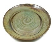 Large Stoneware Platter / Wheel Thrown Ceramic Clay Pottery