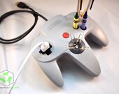 Upcycled Nintendo 64 Desk-Mate w/ USB Extension (Classic Grey)