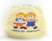 1960s Raggedy Ann and Andy Tote