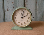 Sweet green Vintage Westclok BIG BEN alarm clock , Made in USA by by Western Clock Company