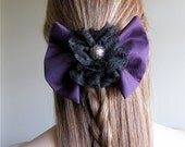 Lolita School Academy  : Hair Tie Grape & Black