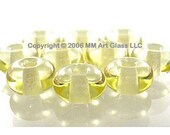 Lampwork Beads Glass sra Green Tea SPACER SHOP