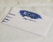 3"x5" recipe cards - set of 12 double sided recipe cards - riverside
