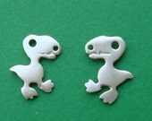 Dinosaur Earrings Teen Earrings studs in sterling silver