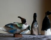 Felted sculpture 5 "Let's go see the world together" handmade OOAK sculpture