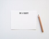 Zoe - Personalized Letterpress Stationery