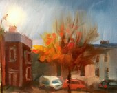 Lariny's, 2 of 2, 2012, oil on wood, 19x19 cm
