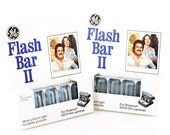Brand New Vintage GE Flash Bar II (2) Pack (20 Flashes) for Instant Polaroid SX-70 Film Cameras