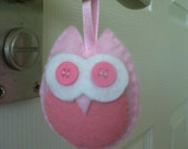 Felt Owl Keyring/Handbag charm