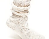 Scrunch Cable Socks PATTERN ONLY