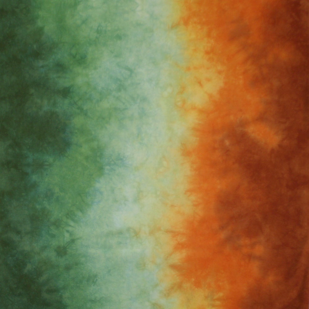 Hand Dyed Fabric Gradient - Field of Greens