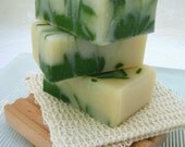 Handmade Soap Lime and Shea Organic Soap, Vegan Cold Process Soap