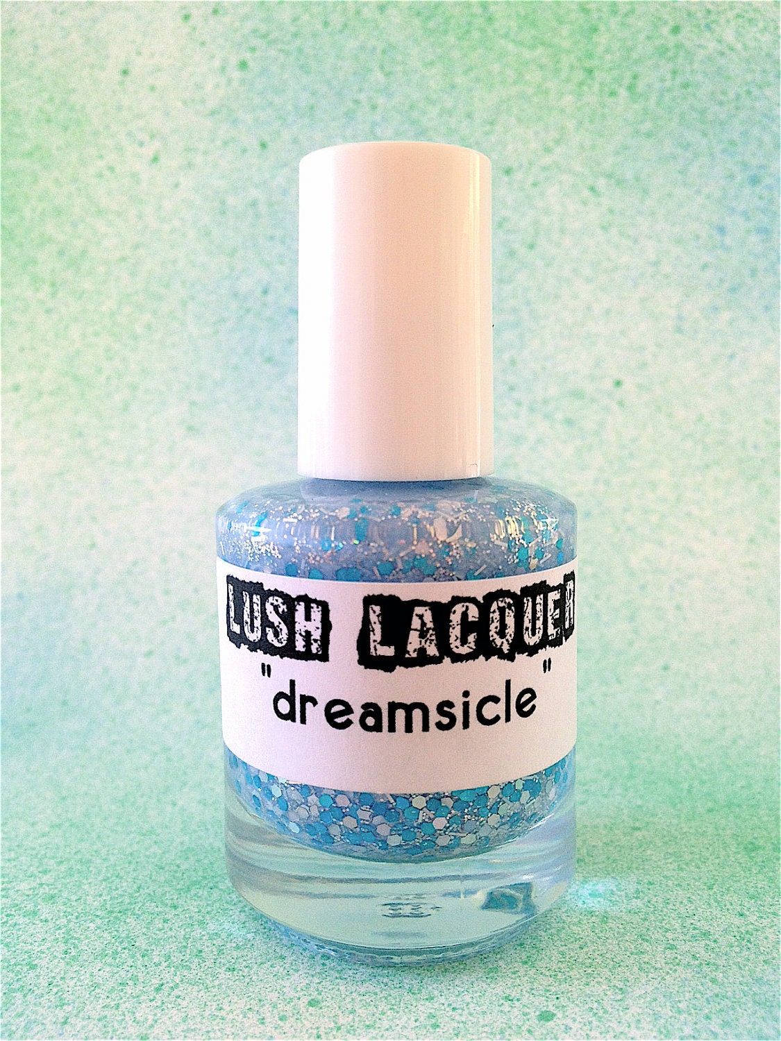 Dreamsicle :  Custom-Blended Glitter Nail Polish / Lacquer