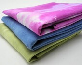 Hand dyed fat quarters
