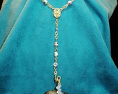 Cloisonne Rosary with Brass Wire