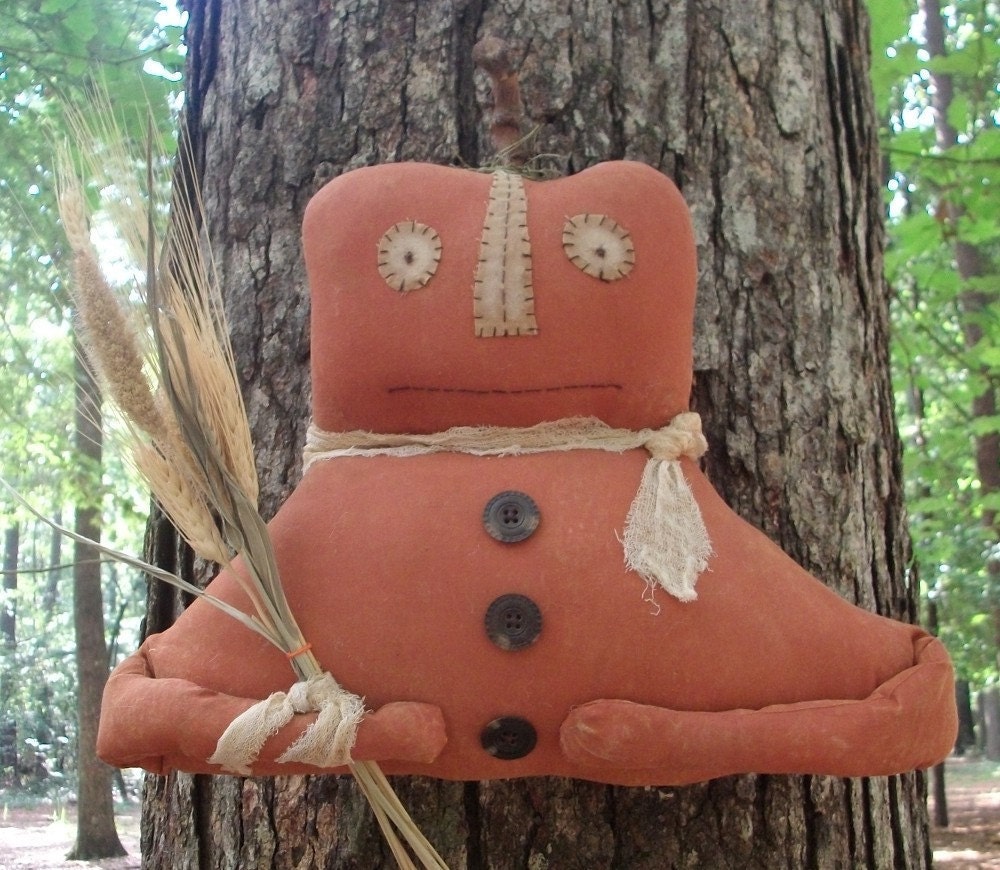 Primitive Pumpkin Door Greeter- Ready to Ship