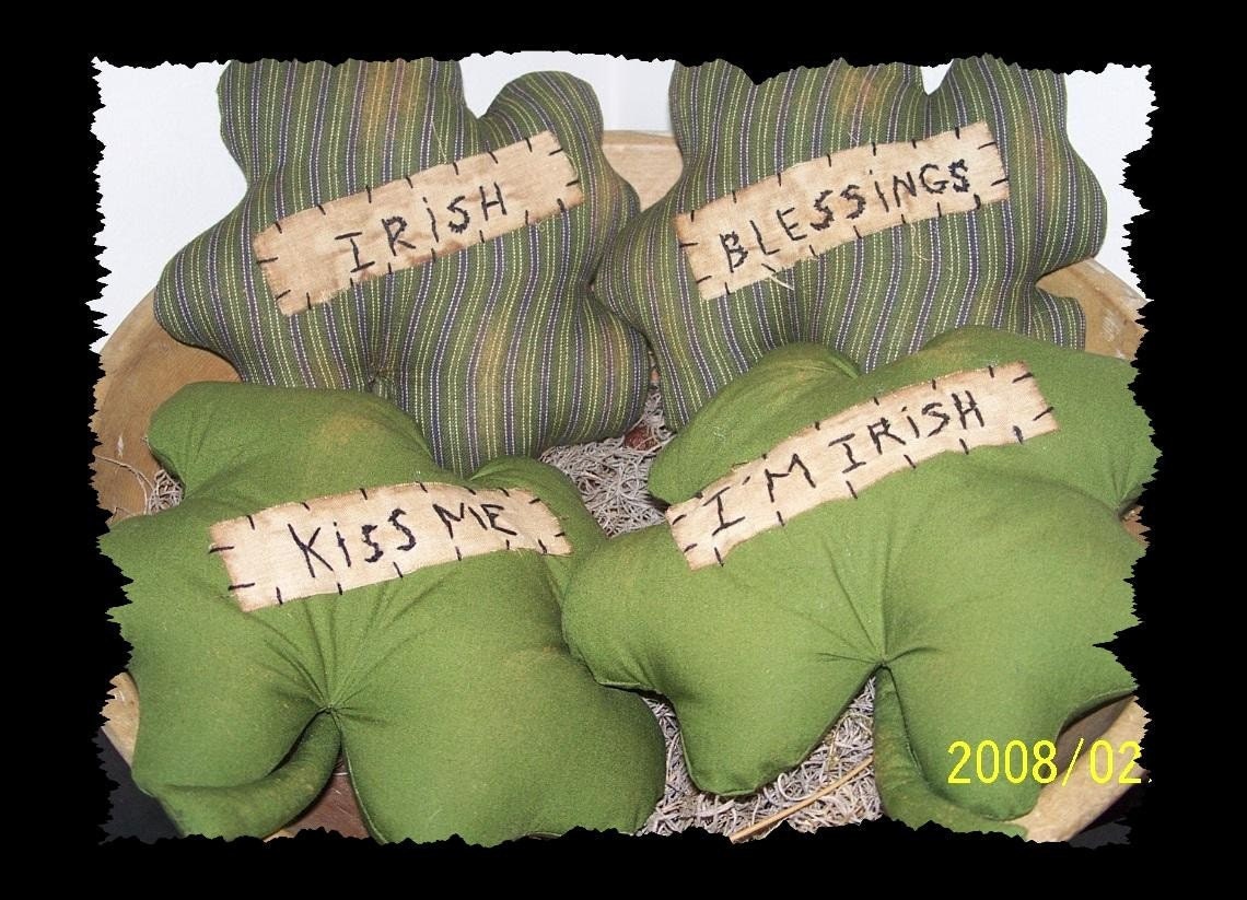 Primitive Shamrock Bowl Fillers