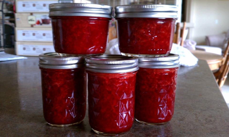 ANY Three Homemade Jams or Jellies- 8oz Jars (Low Sugar)