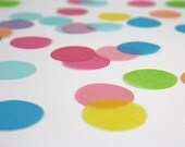 Rainbow Wedding Confetti - Handmade Celebration Confetti - Bright and Colorful - ohthesweetestthing