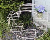Vintage Mid Century Wire Plant Stand/Shelf/Display Shelf  FREE SHIPPING