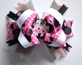 Minnie Mouse bottlecap hair bow.