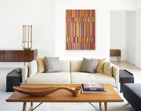 SPiCE MARKET original abstract modern painting - gallery fine art - contemporary interior design - ooak home wall decor - exotic