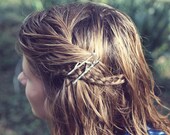 Twig Bobby Pins in Antique Pewter