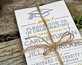 Graduation Announcements: Silver Embossed