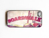 Iphone Case. "Retro Boardwalk". Carnival. Boardwalk. vintage. Pink. Magenta. Purple. red Cute. fun. Santa Cruz. Iphone 4 Case. 4s case - SSCphotographycases