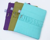 iPad Cover, iPad Case, iPad Sleeve for iPad 3, iPad 2 or iPad 1 in Linen Fabric