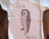 B is for Barn Owl Tee/Onsie