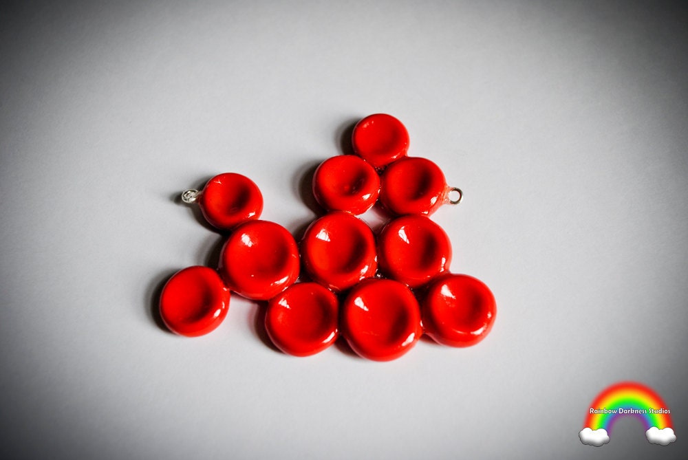 Red Blood Cell Pendant- Biology Necklace