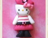 Pirate Girl Hello Kitty bead/charm/bow center