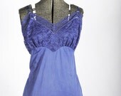 Daliance Slip Dress: Hand dyed 1960's Vintage