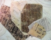 Vintage Papers From 1800's Sealed In Mica