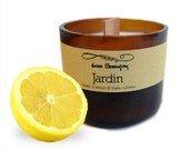 Wine Bottle Soy Candle - Jardin 5oz.
