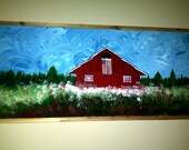 Tennessee Barn, large original painting