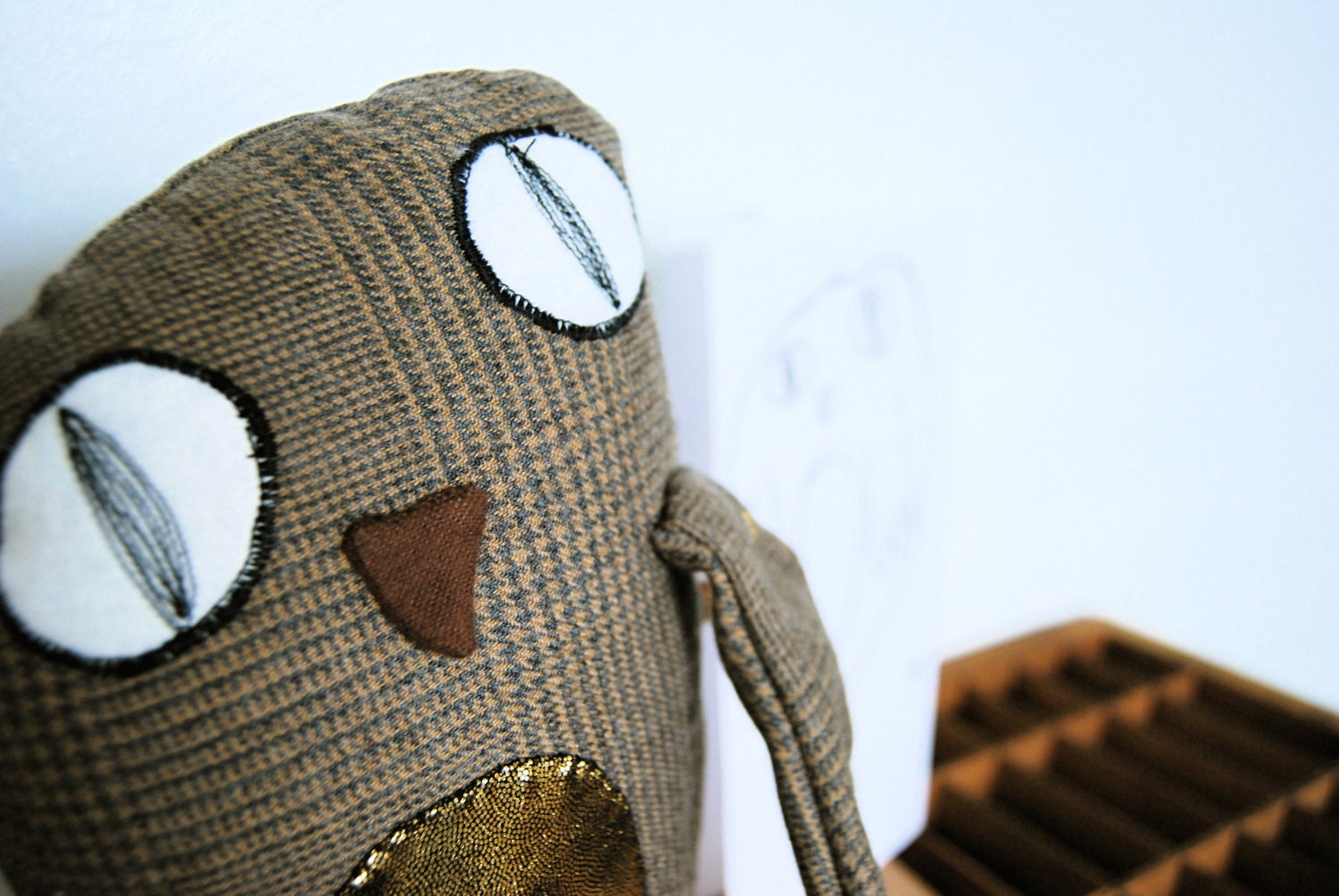 Owly, the soft owl with the solid gold belly