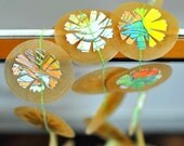 Wax Paper Garland Floral Vintage Storybook