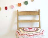 NEW crochet cushion cover... choose your own colours - Octagon design in 100% cotton - Made to order