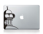 Bender - Macbook Decal Macbook Stickers Macbook pro air Decals  Apple Decal iPad sticker Laptop decals