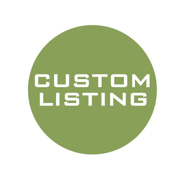 Custom Listing for Christine