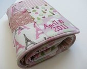 Baby Girl Blanket Hand Embroidered Custom Heirloom Quilt by Dolce Dreams