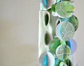 3D Bauble London Blue Green  Garland