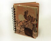 Vegetable Garden - Wire-Bound Recycled Art Journal