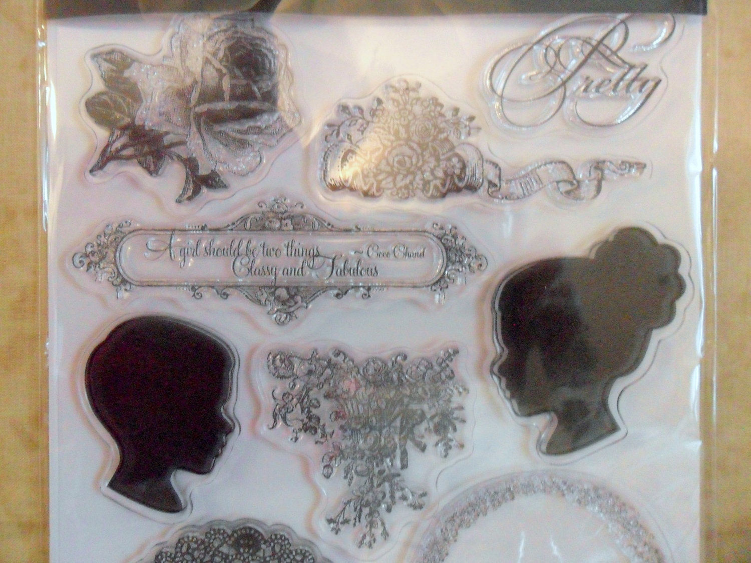 Beautiful Dreamer Clear Stamps by Glitz-FREE SHIPPING