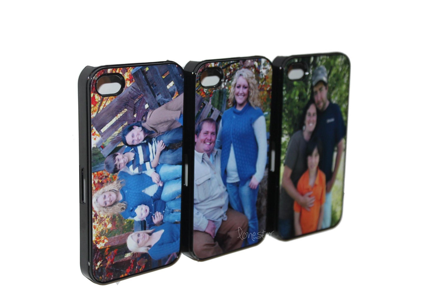 PERSONALIZED PHOTO GIFTS - Great Fathers Day Gifts-  Custom iphone cases for any iPhone 4/4s, Any sayings,pictures etc..