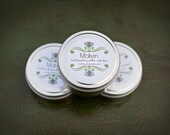 Custom created soy candle made with essential oil - 6oz tin