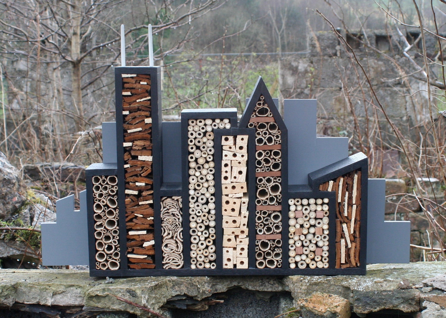 Bee City, Cityscape for Mason Bees.