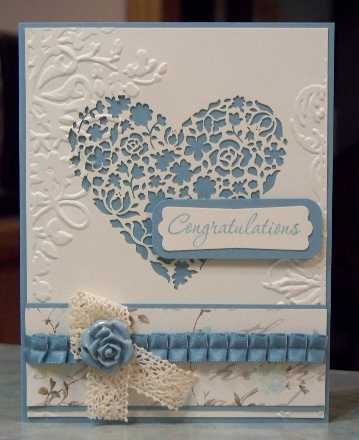 Anniversary or Wedding Card, Stampin Up Love & Laughter